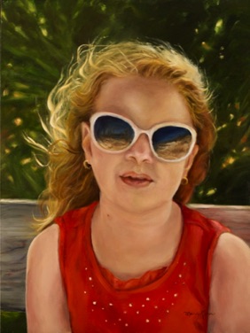Maddie in Sunglasses
oil on panel
16” x 12”